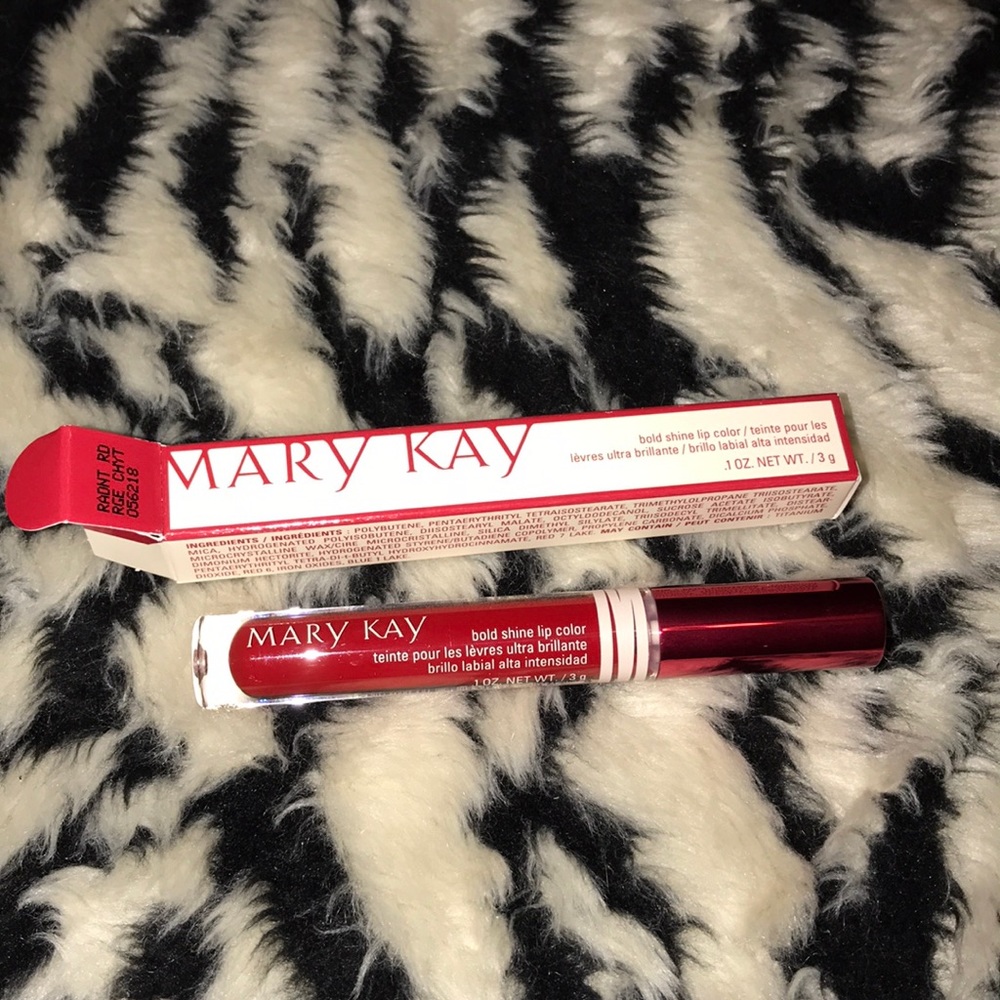 Mary Kay Radiant Red Bold lip shine New - Picture 2 of 2